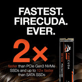 Seagate ZP2000GM3A013 FireCuda 530 4TB M.2 PCIe Gen4 ×4 NVMe 1.4 SSD